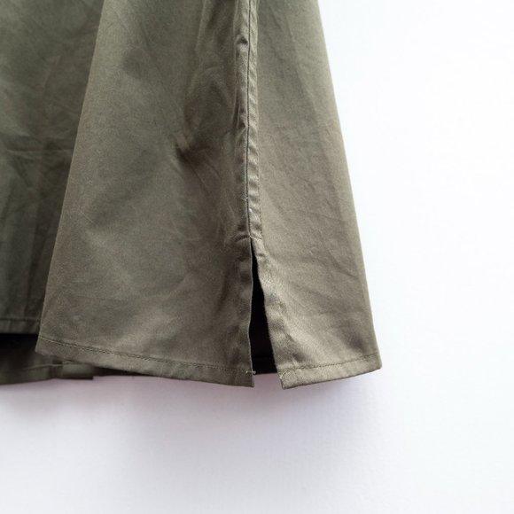 Helmut Lang Button Down Short Sleeves Tee Army Green - Picture 7 of 7